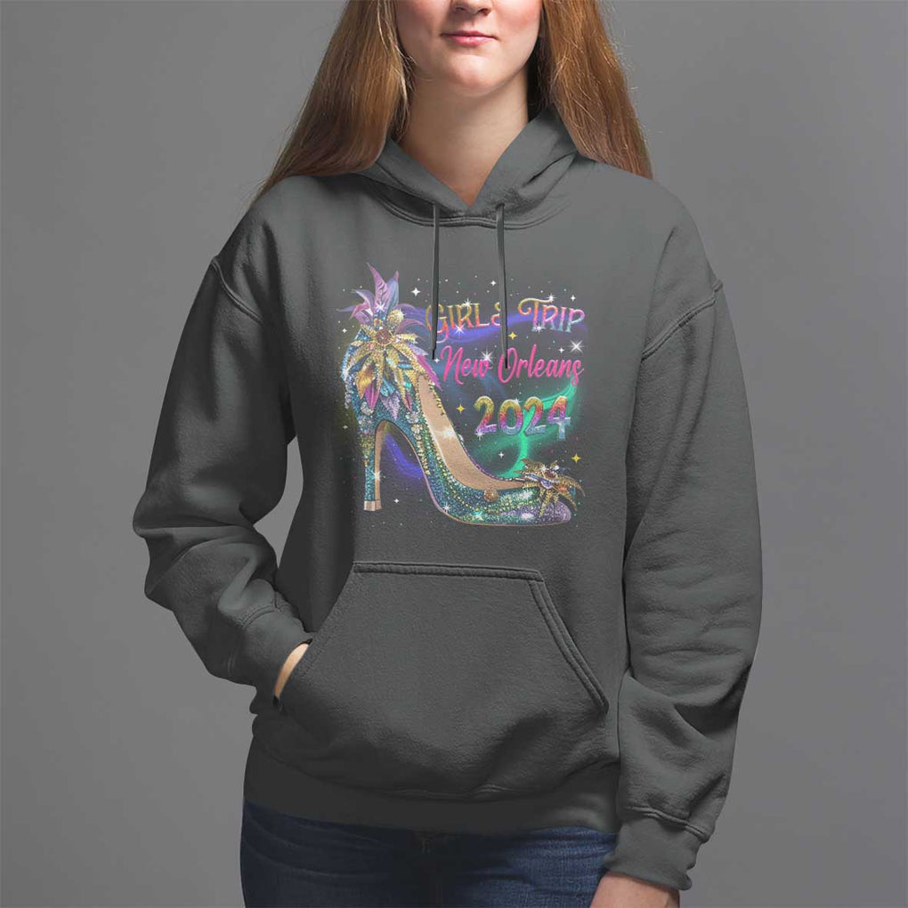 New Orleans Girl's Trip 2024 Matching Hoodie TS09 Black Print Your Wear