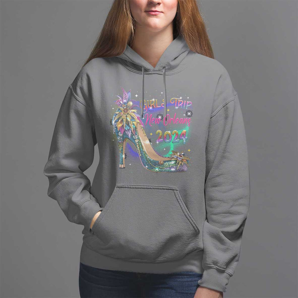 New Orleans Girl's Trip 2024 Matching Hoodie TS09 Charcoal Print Your Wear