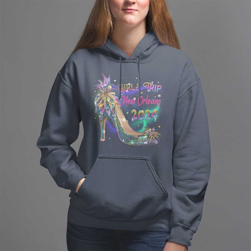 New Orleans Girl's Trip 2024 Matching Hoodie TS09 Navy Print Your Wear