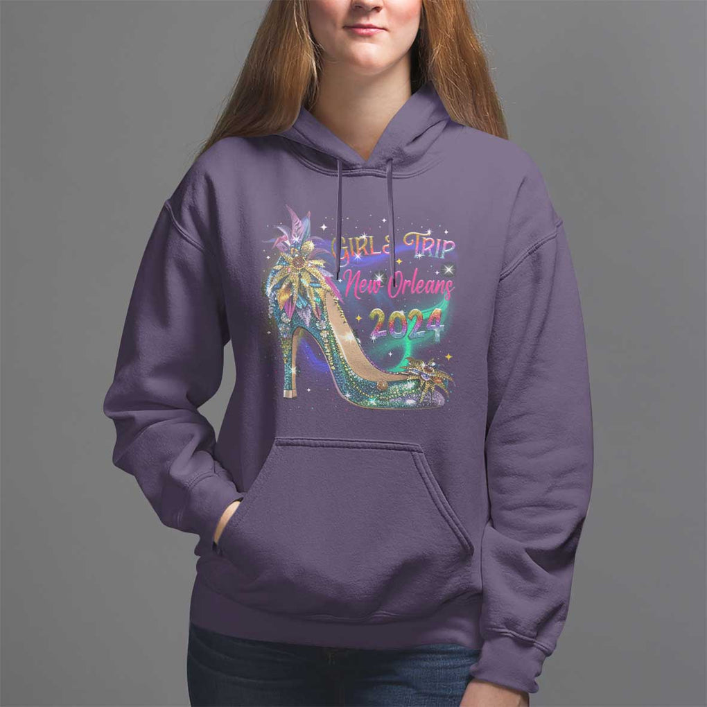 New Orleans Girl's Trip 2024 Matching Hoodie TS09 Purple Print Your Wear