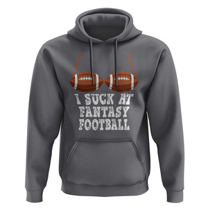 Funny I Suck At Fantasy Football Loser Bikini Hoodie TS09 Charcoal Print Your Wear