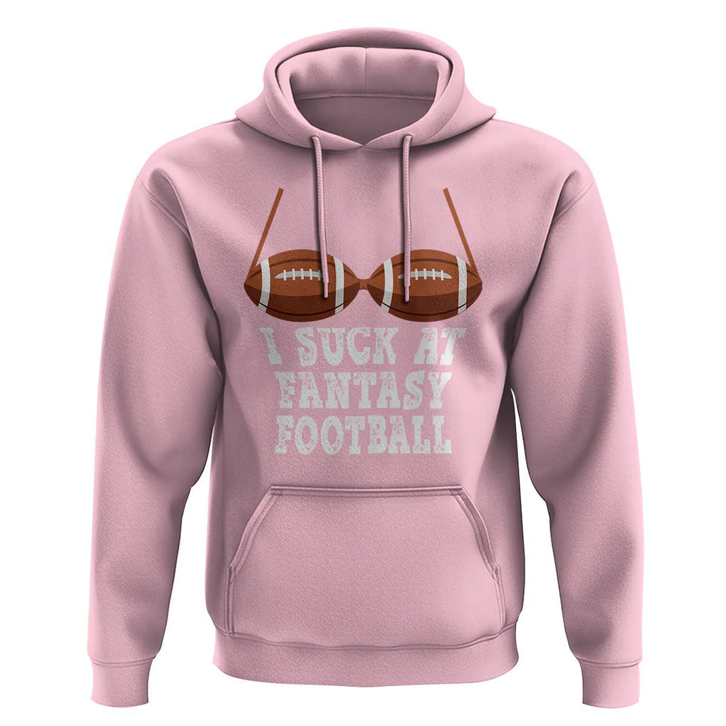 Funny I Suck At Fantasy Football Loser Bikini Hoodie TS09 Light Pink Print Your Wear