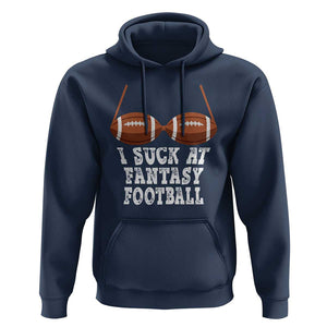Funny I Suck At Fantasy Football Loser Bikini Hoodie TS09 Navy Print Your Wear