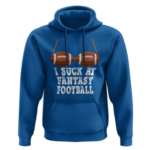 Funny I Suck At Fantasy Football Loser Bikini Hoodie TS09 Royal Blue Print Your Wear