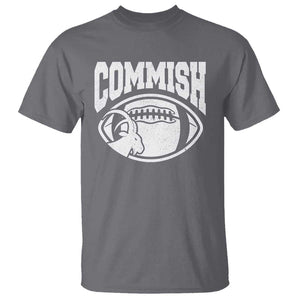 Fantasy Football Goat Commish T Shirt TS09 Charcoal Print Your Wear