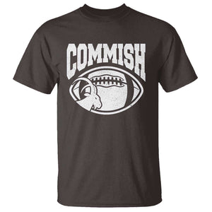 Fantasy Football Goat Commish T Shirt TS09 Dark Chocolate Print Your Wear