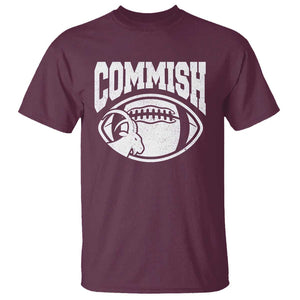 Fantasy Football Goat Commish T Shirt TS09 Maroon Print Your Wear
