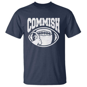Fantasy Football Goat Commish T Shirt TS09 Navy Print Your Wear
