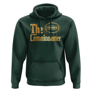 Fantasy Football The Commissioner Hoodie TS09 Dark Forest Green Print Your Wear