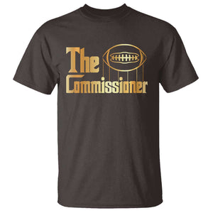 Fantasy Football The Commissioner T Shirt TS09 Dark Chocolate Print Your Wear