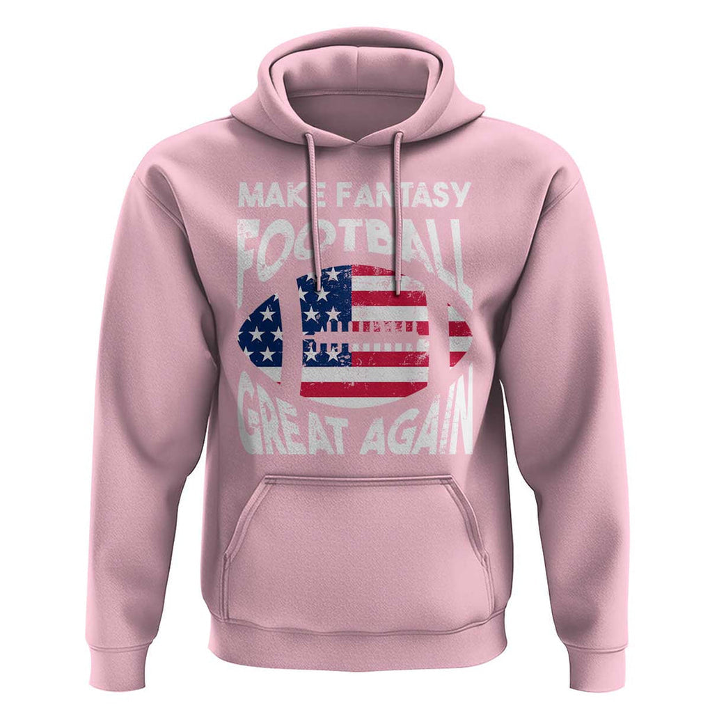 Make Fantasy Football Great Again Hoodie TS09 Light Pink Print Your Wear