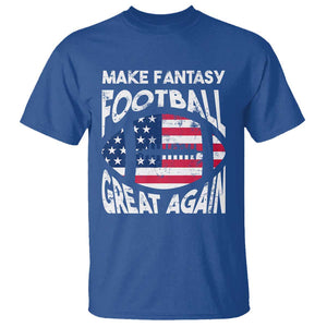 Make Fantasy Football Great Again T Shirt TS09 Royal Blue Print Your Wear