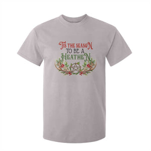Pagan Christmas T Shirt For Kid Tis The Season To Be A Heathen Yule TS09 Ice Gray Print Your Wear