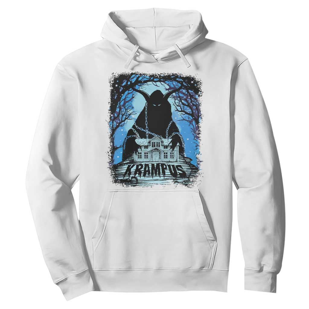 Dark Gothic Christmas Krampus Hoodie TS09 White Print Your Wear