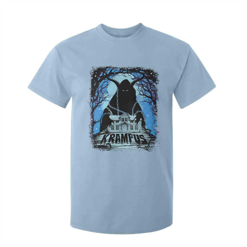 Dark Gothic Christmas Krampus T Shirt For Kid TS09 Light Blue Print Your Wear