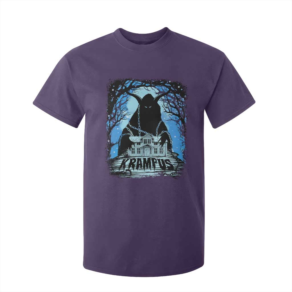 Dark Gothic Christmas Krampus T Shirt For Kid TS09 Purple Print Your Wear