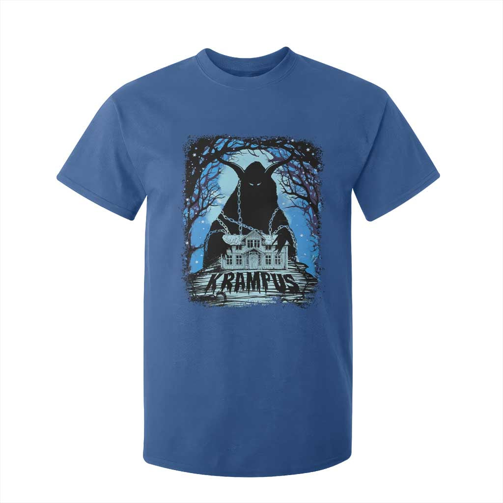 Dark Gothic Christmas Krampus T Shirt For Kid TS09 Royal Blue Print Your Wear
