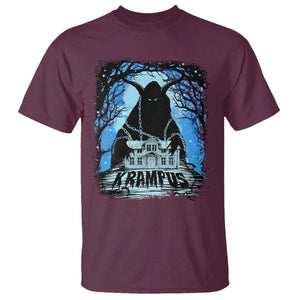 Dark Gothic Christmas Krampus T Shirt TS09 Maroon Print Your Wear