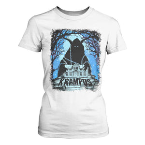 Dark Gothic Christmas Krampus T Shirt For Women TS09 White Print Your Wear