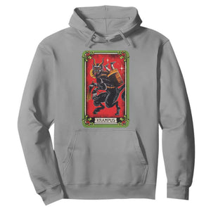 Christmas Krampus Hoodie American Traditional Tarot Card TS09 Sport Gray Print Your Wear
