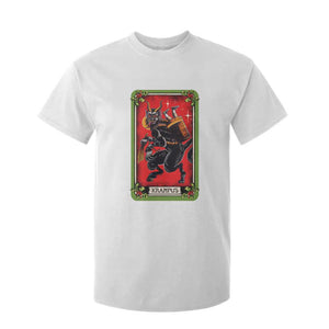 Christmas Krampus T Shirt For Kid American Traditional Tarot Card TS09 White Print Your Wear