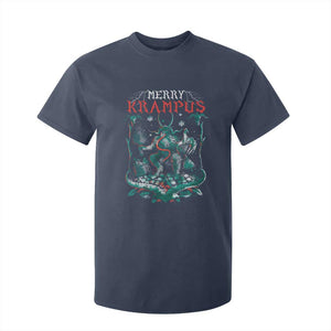 Horror Christmas Merry Krampus T Shirt For Kid TS09 Navy Print Your Wear