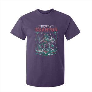 Horror Christmas Merry Krampus T Shirt For Kid TS09 Purple Print Your Wear