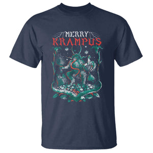 Horror Christmas Merry Krampus T Shirt TS09 Navy Print Your Wear