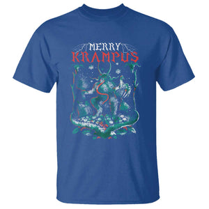 Horror Christmas Merry Krampus T Shirt TS09 Royal Blue Print Your Wear