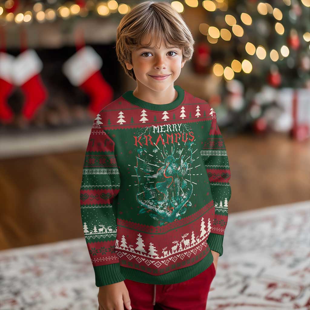 Horror Christmas Merry Krampus Ugly Christmas Sweater TS09 Christmas Print Your Wear