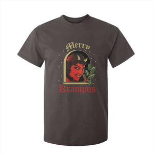 Horror Christmas Female Krampus T Shirt For Kid TS09 Dark Chocolate Print Your Wear