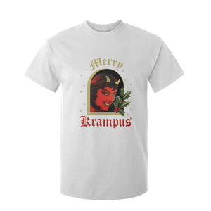 Horror Christmas Female Krampus T Shirt For Kid TS09 White Print Your Wear