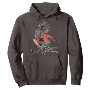 Funny Christmas Gruss Vom Krampus Hoodie TS09 Dark Chocolate Print Your Wear