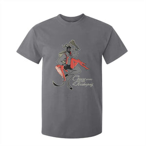 Funny Christmas Gruss Vom Krampus T Shirt For Kid TS09 Charcoal Print Your Wear