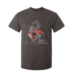 Funny Christmas Gruss Vom Krampus T Shirt For Kid TS09 Dark Chocolate Print Your Wear