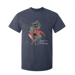 Funny Christmas Gruss Vom Krampus T Shirt For Kid TS09 Navy Print Your Wear