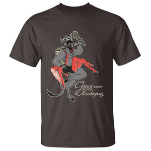 Funny Christmas Gruss Vom Krampus T Shirt TS09 Dark Chocolate Print Your Wear