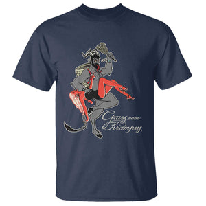 Funny Christmas Gruss Vom Krampus T Shirt TS09 Navy Print Your Wear