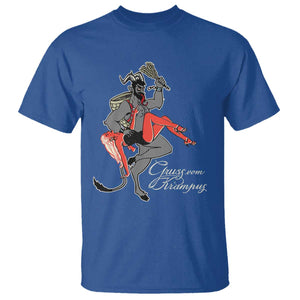 Funny Christmas Gruss Vom Krampus T Shirt TS09 Royal Blue Print Your Wear