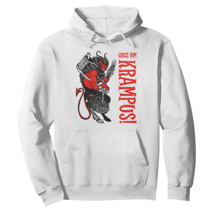 Horror Christmas Gruss Vom Krampus Hoodie TS09 White Print Your Wear