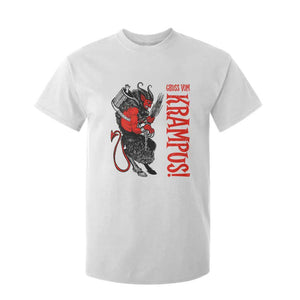 Horror Christmas Gruss Vom Krampus T Shirt For Kid TS09 White Print Your Wear