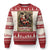 Xmas Krampus Ugly Christmas Sweater Season Greeting Vintage Tarot Card TS09 Red Print Your Wear