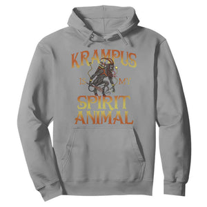 Christmas Krampus is My Spirit Animal Hoodie TS09 Sport Gray Print Your Wear