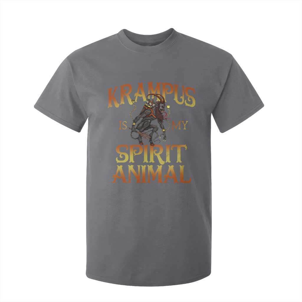 Christmas Krampus is My Spirit Animal T Shirt For Kid TS09 Charcoal Print Your Wear