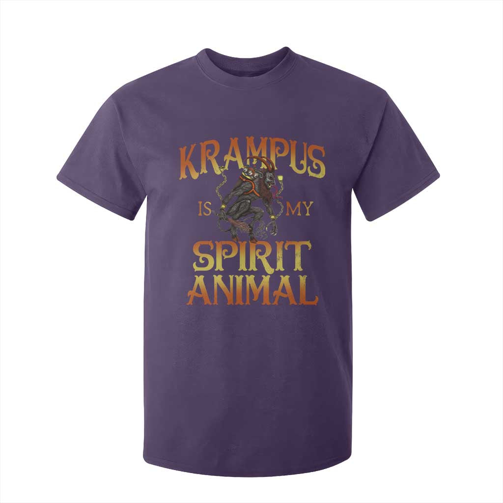 Christmas Krampus is My Spirit Animal T Shirt For Kid TS09 Purple Print Your Wear