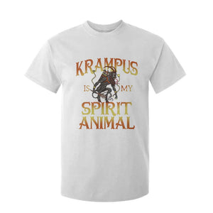 Christmas Krampus is My Spirit Animal T Shirt For Kid TS09 White Print Your Wear