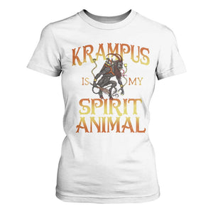 Christmas Krampus is My Spirit Animal T Shirt For Women TS09 White Print Your Wear