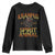 Christmas Krampus is My Spirit Animal Youth Sweatshirt TS09 Black Print Your Wear