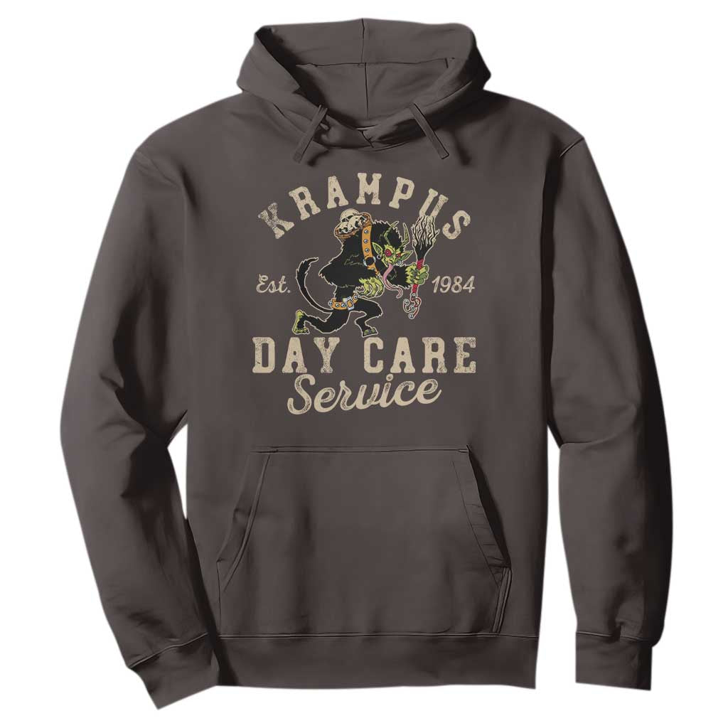 Christmas Krampus Day Care Service Hoodie TS09 Dark Chocolate Print Your Wear
