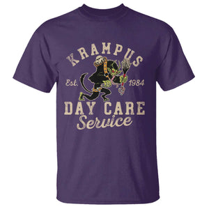 Christmas Krampus Day Care Service T Shirt TS09 Purple Print Your Wear